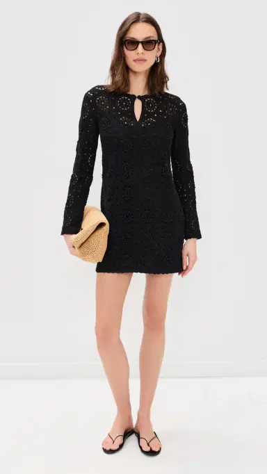 Frame The Crochet Keyhole Dress | Thumbnail 5 Frame The Crochet Keyhole Dress | Thumbnail 5