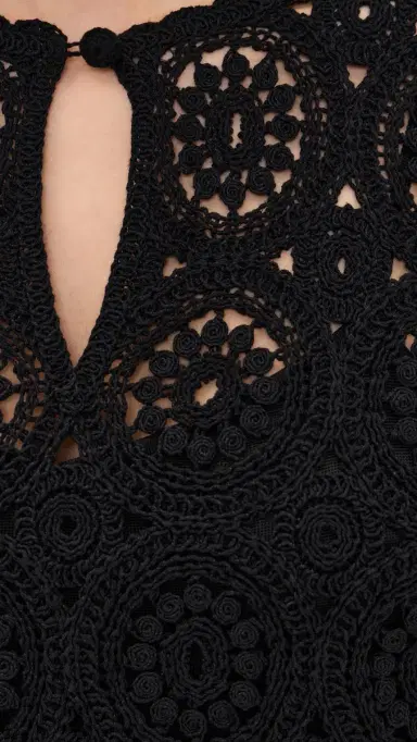Frame The Crochet Keyhole Dress | Thumbnail 6 Frame The Crochet Keyhole Dress | Thumbnail 6