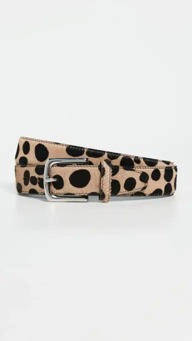 Tibi Classic Pony Hair Leather Belt | Thumbnail 2 Tibi Classic Pony Hair Leather Belt | Thumbnail 2