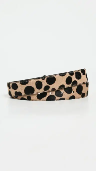 Tibi Classic Pony Hair Leather Belt | Thumbnail 4 Tibi Classic Pony Hair Leather Belt | Thumbnail 4