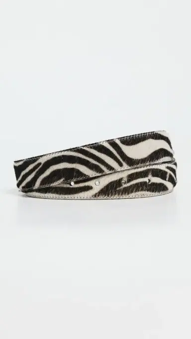 Tibi Classic Pony Hair Leather Belt | Thumbnail 4 Tibi Classic Pony Hair Leather Belt | Thumbnail 4