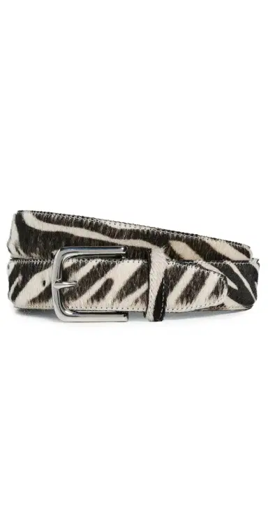 Tibi Classic Pony Hair Leather Belt | Thumbnail 1 Tibi Classic Pony Hair Leather Belt | Thumbnail 1