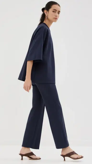 Staud Knack Pants Navy | Thumbnail 4 Staud Knack Pants Navy | Thumbnail 4