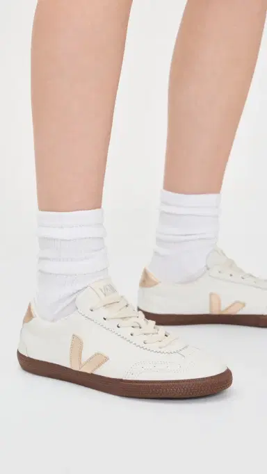 Veja Volley Sneakers White/Platine/Bark | Thumbnail 3 Veja Volley Sneakers White/Platine/Bark | Thumbnail 3