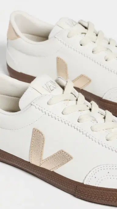 Veja Volley Sneakers White/Platine/Bark | Thumbnail 6 Veja Volley Sneakers White/Platine/Bark | Thumbnail 6