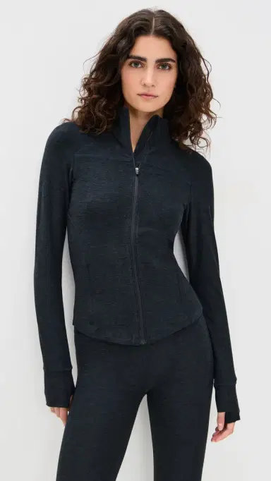 Beyond Yoga Spacedye Trails Active Jacket Darkest Night | Thumbnail 2 Beyond Yoga Spacedye Trails Active Jacket Darkest Night | Thumbnail 2