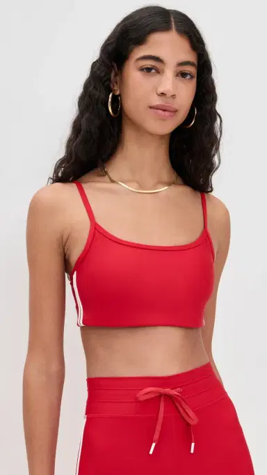 The Upside Oxford Hutton Scoop Bra Cherry | Thumbnail 2 The Upside Oxford Hutton Scoop Bra Cherry | Thumbnail 2