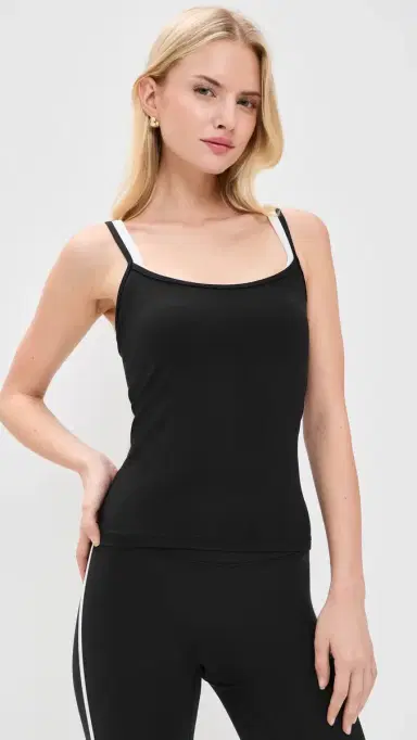FORM Layered Tank Black w/ White Contrast XS | Thumbnail 2 FORM Layered Tank Black w/ White Contrast XS | Thumbnail 2