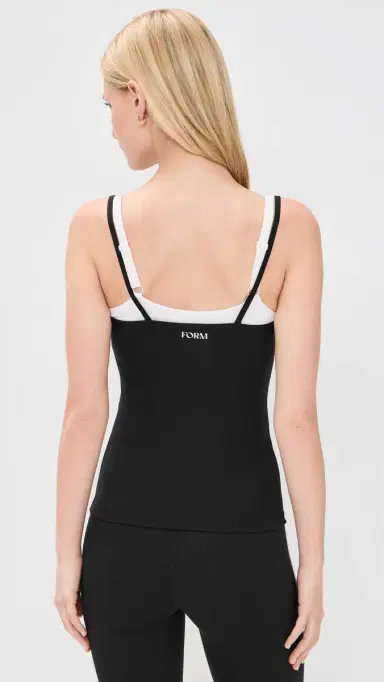 FORM Layered Tank Black w/ White Contrast XS | Thumbnail 3 FORM Layered Tank Black w/ White Contrast XS | Thumbnail 3