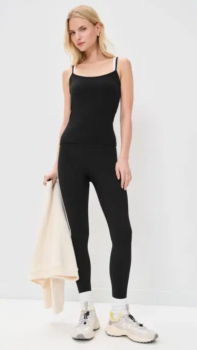FORM Layered Tank Black w/ White Contrast XS | Thumbnail 5 FORM Layered Tank Black w/ White Contrast XS | Thumbnail 5