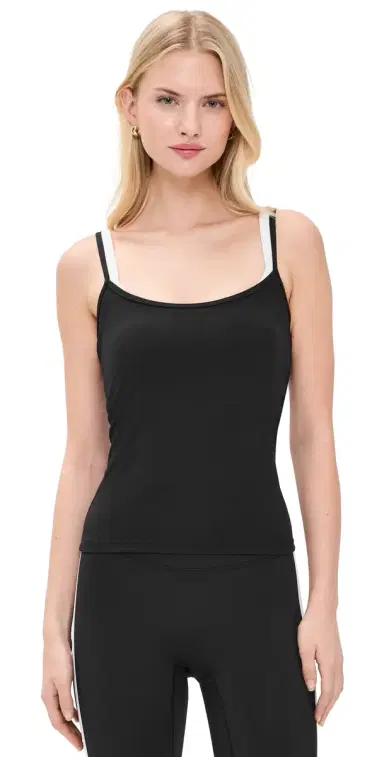 FORM Layered Tank Black w/ White Contrast XS | Thumbnail 1 FORM Layered Tank Black w/ White Contrast XS | Thumbnail 1