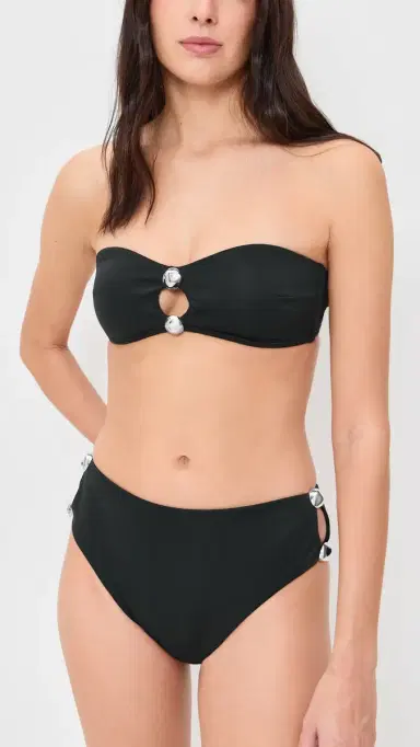 SIMKHAI Nicola Bandeau Bikini Top Black | Thumbnail 5 SIMKHAI Nicola Bandeau Bikini Top Black | Thumbnail 5