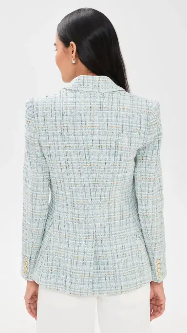 Generation Love Arielle Tweed Blazer Aqua elange | Thumbnail 3 Generation Love Arielle Tweed Blazer Aqua elange | Thumbnail 3