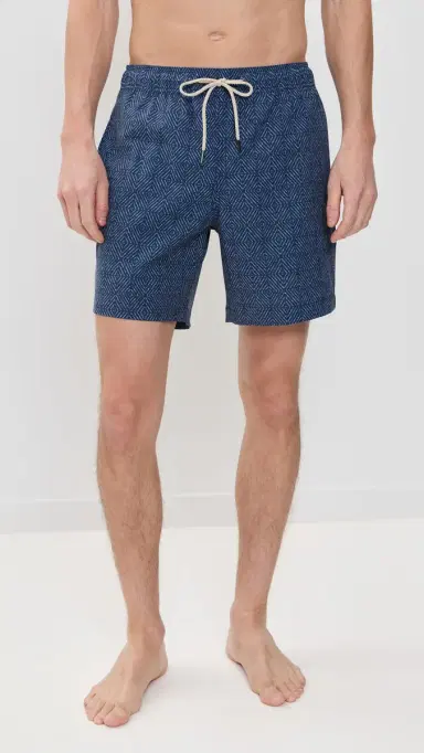 Fair Harbor The Bayberry wim Trunks 7 Navy hibori | Thumbnail 2 Fair Harbor The Bayberry wim Trunks 7 Navy hibori | Thumbnail 2