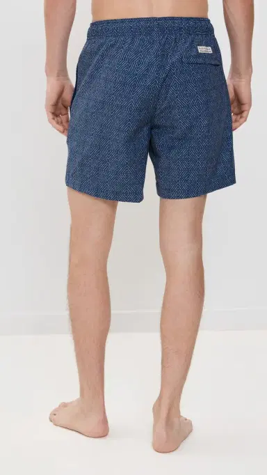 Fair Harbor The Bayberry wim Trunks 7 Navy hibori | Thumbnail 3 Fair Harbor The Bayberry wim Trunks 7 Navy hibori | Thumbnail 3