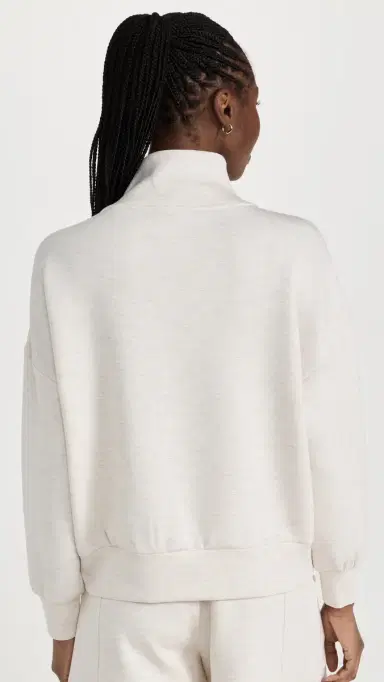 Varley Hawley Half Zip Sweater Marl | Thumbnail 3 Varley Hawley Half Zip Sweater Marl | Thumbnail 3