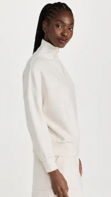 Varley Hawley Half Zip Sweater Marl | Thumbnail 4 Varley Hawley Half Zip Sweater Marl | Thumbnail 4