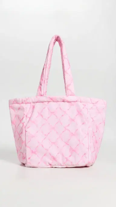 LoveShackFancy Rosaline Tote Bag Pink Peppermint One Size | Thumbnail 2 LoveShackFancy Rosaline Tote Bag Pink Peppermint One Size | Thumbnail 2