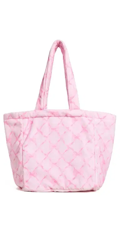 LoveShackFancy Rosaline Tote Bag Pink Peppermint One Size | Thumbnail 1 LoveShackFancy Rosaline Tote Bag Pink Peppermint One Size | Thumbnail 1