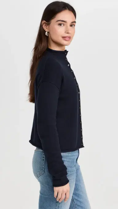 Alex Mill Taylor Cardigan Navy | Thumbnail 4 Alex Mill Taylor Cardigan Navy | Thumbnail 4