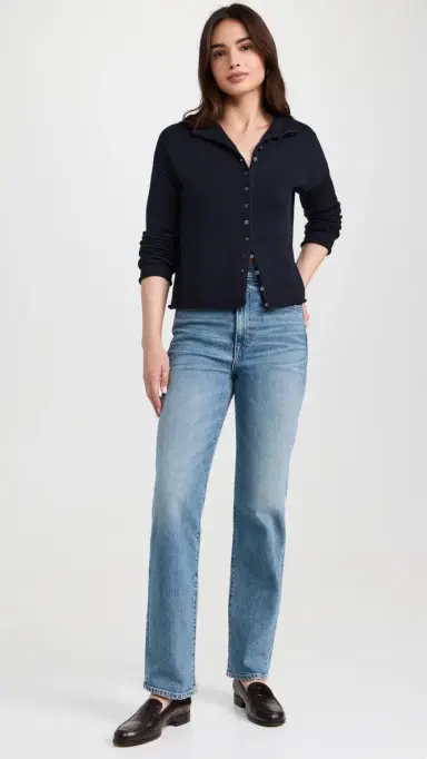 Alex Mill Taylor Cardigan Navy | Thumbnail 5 Alex Mill Taylor Cardigan Navy | Thumbnail 5