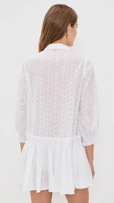 Poupette St Barth Tesorino Mini Dress White S/M | Thumbnail 3 Poupette St Barth Tesorino Mini Dress White S/M | Thumbnail 3