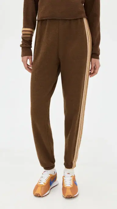 Aviator Nation 5 tripe Sweatpants Chocolate/Espresso | Thumbnail 2 Aviator Nation 5 tripe Sweatpants Chocolate/Espresso | Thumbnail 2