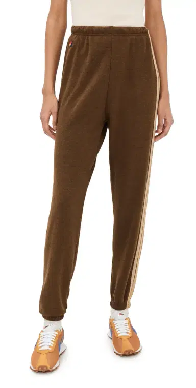 Aviator Nation 5 tripe Sweatpants Chocolate/Espresso | Thumbnail 1 Aviator Nation 5 tripe Sweatpants Chocolate/Espresso | Thumbnail 1