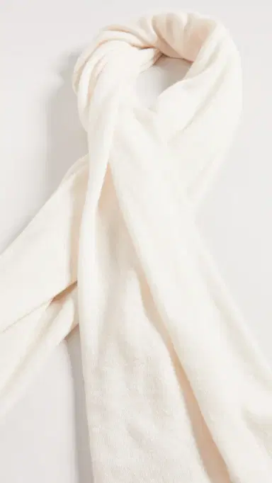 White + Warren Cashmere Travel Wrap Scarf Soft White One Size | Thumbnail 2 White + Warren Cashmere Travel Wrap Scarf Soft White One Size | Thumbnail 2
