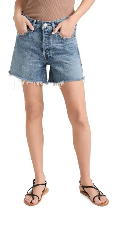 AGOLDE Parker Long Shorts Skywave | Thumbnail 1 AGOLDE Parker Long Shorts Skywave | Thumbnail 1