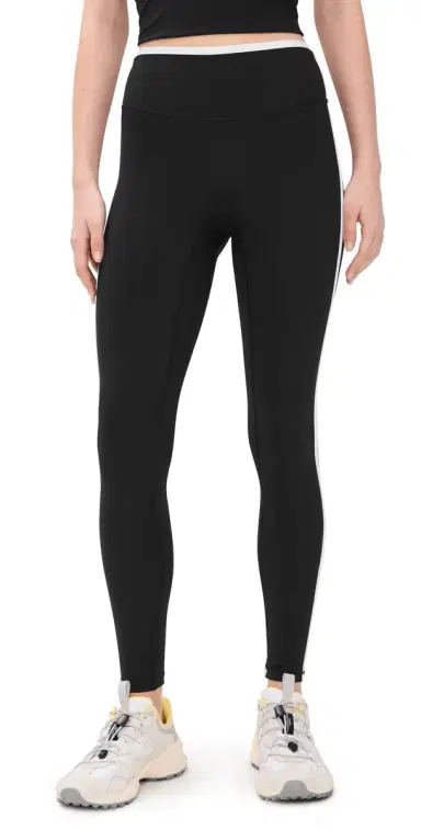FORM Layered Full Leggings Black w/ White Contrast XS | Thumbnail 1 FORM Layered Full Leggings Black w/ White Contrast XS | Thumbnail 1