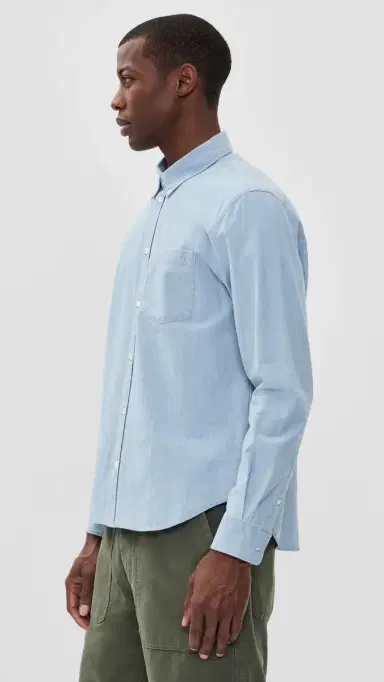 Maison Kitsuné Profile Fox Regular hirt Pure Blue | Thumbnail 4 Maison Kitsuné Profile Fox Regular hirt Pure Blue | Thumbnail 4