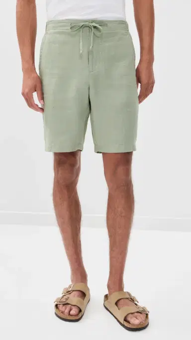Vince Drawstring Hemp Shorts 9 atcha | Thumbnail 2 Vince Drawstring Hemp Shorts 9 atcha | Thumbnail 2