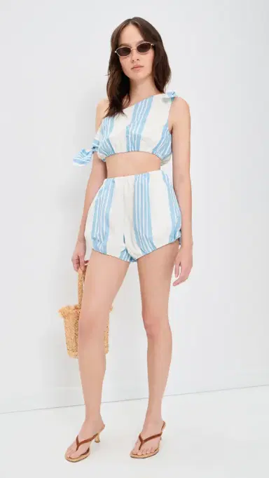 POSSE Rosie Shorts Nautical tripe | Thumbnail 5 POSSE Rosie Shorts Nautical tripe | Thumbnail 5