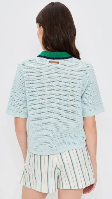 Birds of Paradis Amalia Polo Light Blue | Thumbnail 3 Birds of Paradis Amalia Polo Light Blue | Thumbnail 3