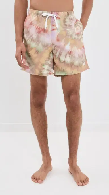 BATHER Calypso Swirl Swim Trunks 5 Orange M | Thumbnail 2 BATHER Calypso Swirl Swim Trunks 5 Orange M | Thumbnail 2