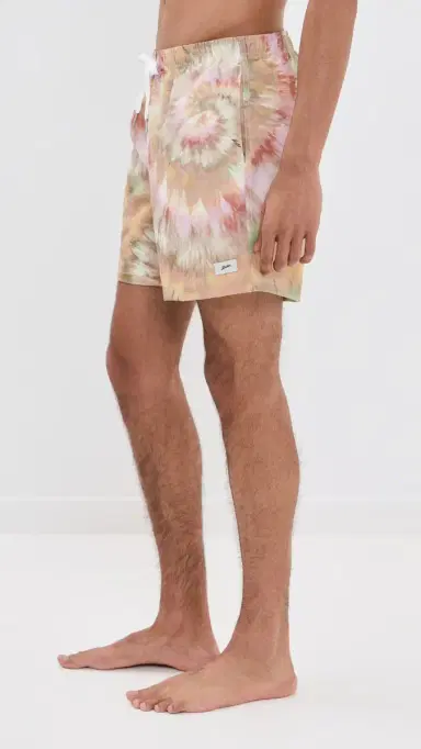 BATHER Calypso Swirl Swim Trunks 5 Orange M | Thumbnail 4 BATHER Calypso Swirl Swim Trunks 5 Orange M | Thumbnail 4