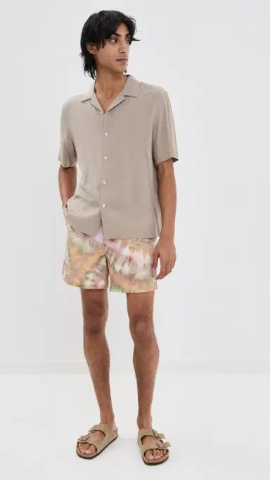 BATHER Calypso Swirl Swim Trunks 5 Orange M | Thumbnail 5 BATHER Calypso Swirl Swim Trunks 5 Orange M | Thumbnail 5