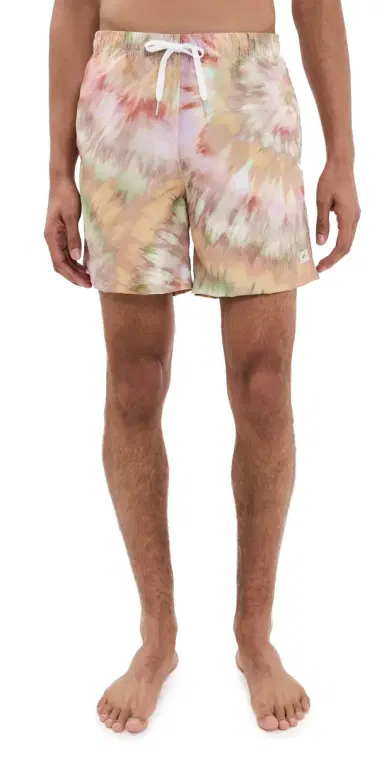 BATHER Calypso Swirl Swim Trunks 5 Orange M | Thumbnail 1 BATHER Calypso Swirl Swim Trunks 5 Orange M | Thumbnail 1