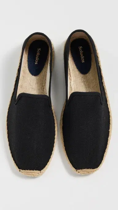 Soludos The Smoking Slipper Espadrilles Noche Black 9-9.5 | Thumbnail 4 Soludos The Smoking Slipper Espadrilles Noche Black 9-9.5 | Thumbnail 4
