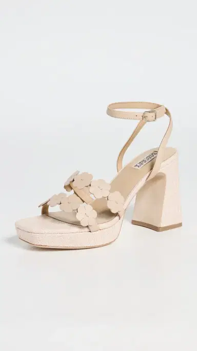 Badgley Mischka Waverly Platform Heels Nude Leather | Thumbnail 2 Badgley Mischka Waverly Platform Heels Nude Leather | Thumbnail 2