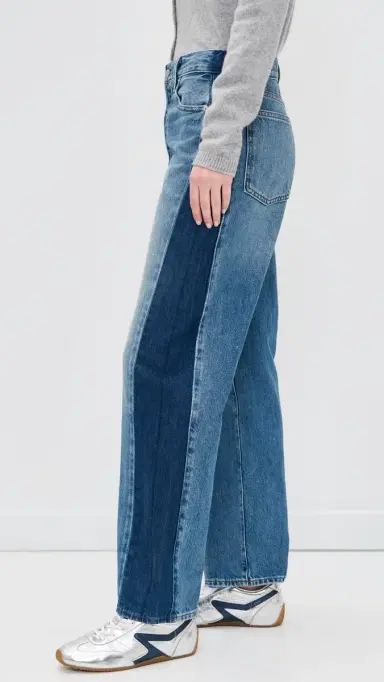 Madewell Pieced Barrel-Leg Jeans in Linden Wash Linden Wash | Thumbnail 4 Madewell Pieced Barrel-Leg Jeans in Linden Wash Linden Wash | Thumbnail 4