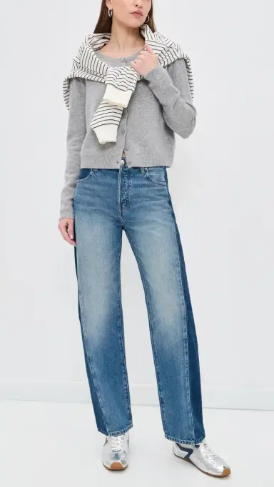 Madewell Pieced Barrel-Leg Jeans in Linden Wash Linden Wash | Thumbnail 5 Madewell Pieced Barrel-Leg Jeans in Linden Wash Linden Wash | Thumbnail 5