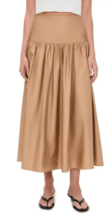 Solid & Striped The Magnolia kirt Camel | Thumbnail 1 Solid & Striped The Magnolia kirt Camel | Thumbnail 1