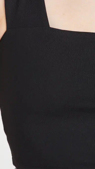susana monaco Wide Strap Crop Top Black | Thumbnail 6 susana monaco Wide Strap Crop Top Black | Thumbnail 6