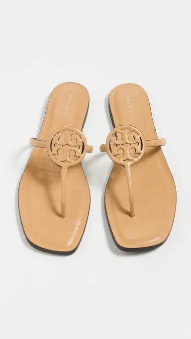 Tory Burch Miller Capri Sandals Honeycomb Tan 8 | Thumbnail 2 Tory Burch Miller Capri Sandals Honeycomb Tan 8 | Thumbnail 2