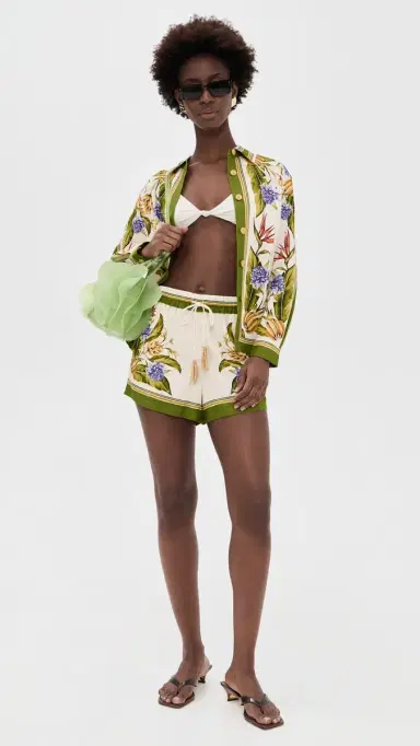 FARM Rio Tropical Linen Top Tropical carf and | Thumbnail 5 FARM Rio Tropical Linen Top Tropical carf and | Thumbnail 5