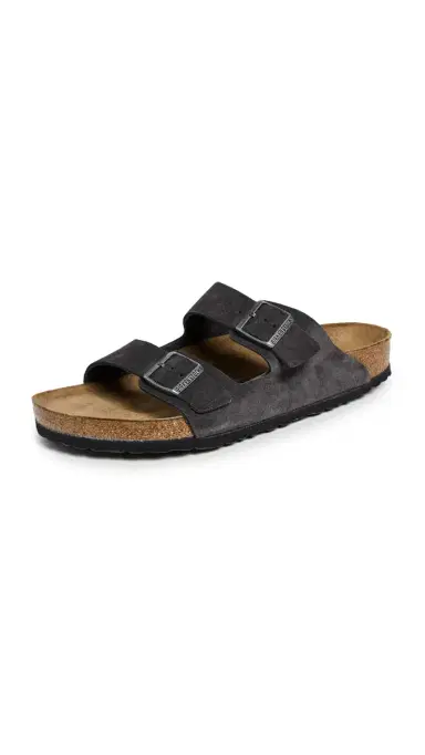 Birkenstock Suede Soft Footbed Arizona Sandals Velvet Gray | Thumbnail 6 Birkenstock Suede Soft Footbed Arizona Sandals Velvet Gray | Thumbnail 6