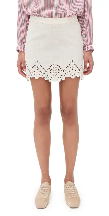 Isabel Marant Étoile Blouma Skirt White | Thumbnail 1 Isabel Marant Étoile Blouma Skirt White | Thumbnail 1