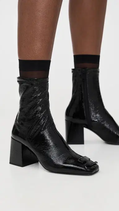 Courrèges Reedition Vinyl Ankle Boots Black | Thumbnail 3 Courrèges Reedition Vinyl Ankle Boots Black | Thumbnail 3